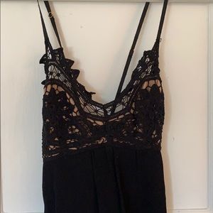 For love and lemon black cami xs
